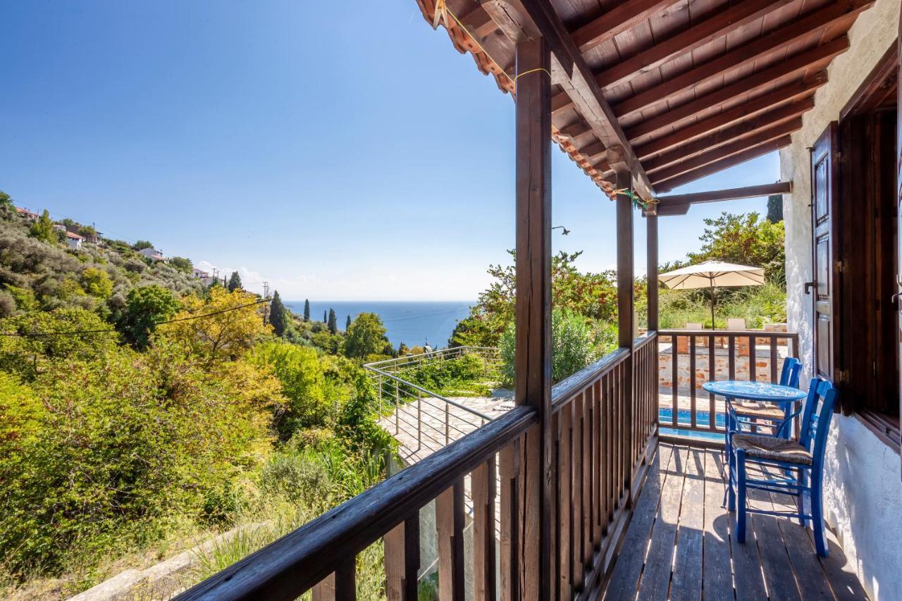 Olea Skopelos Villas With Swimming Pools & Sea View Panormos  Dış mekan fotoğraf