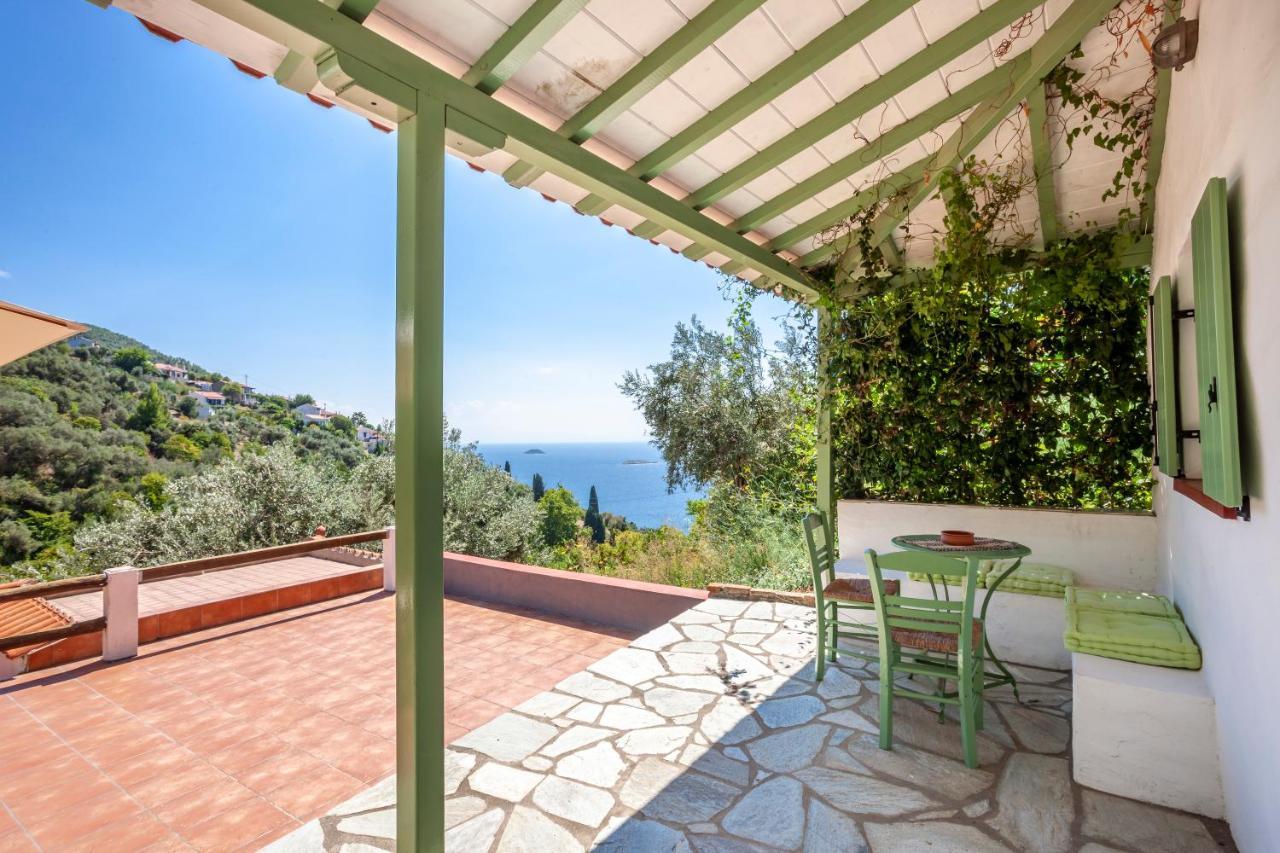 Olea Skopelos Villas With Swimming Pools & Sea View Panormos  Dış mekan fotoğraf