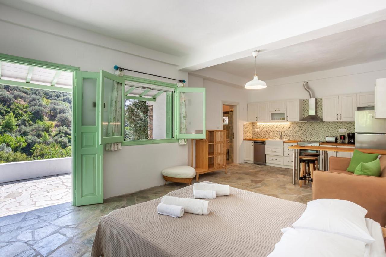 Olea Skopelos Villas With Swimming Pools & Sea View Panormos  Dış mekan fotoğraf